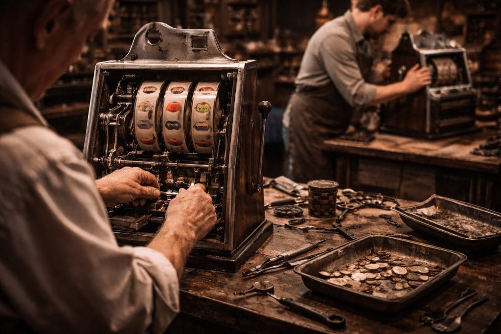 Cómo surgieron las tragamonedas mecánicas