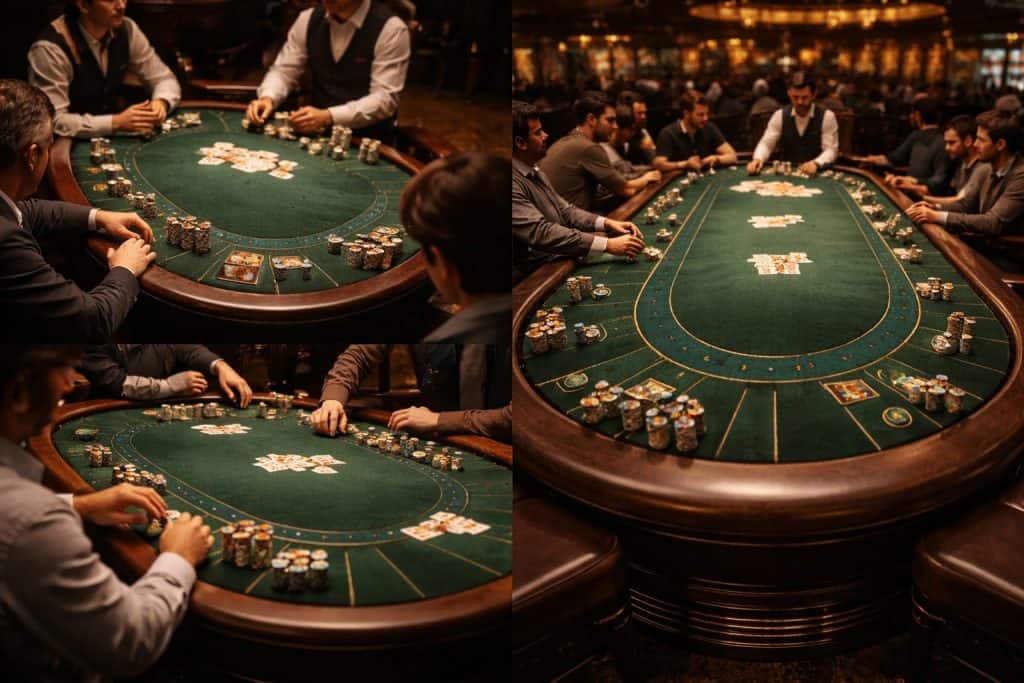 Cómo influye el tamaño de la mesa en el juego de casino