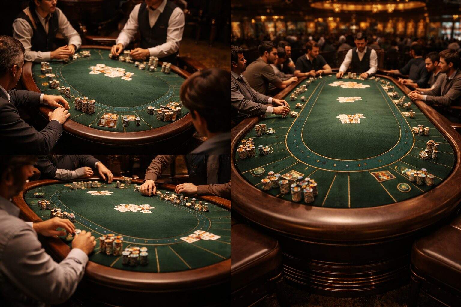 Cómo influye el tamaño de la mesa en el juego de casino