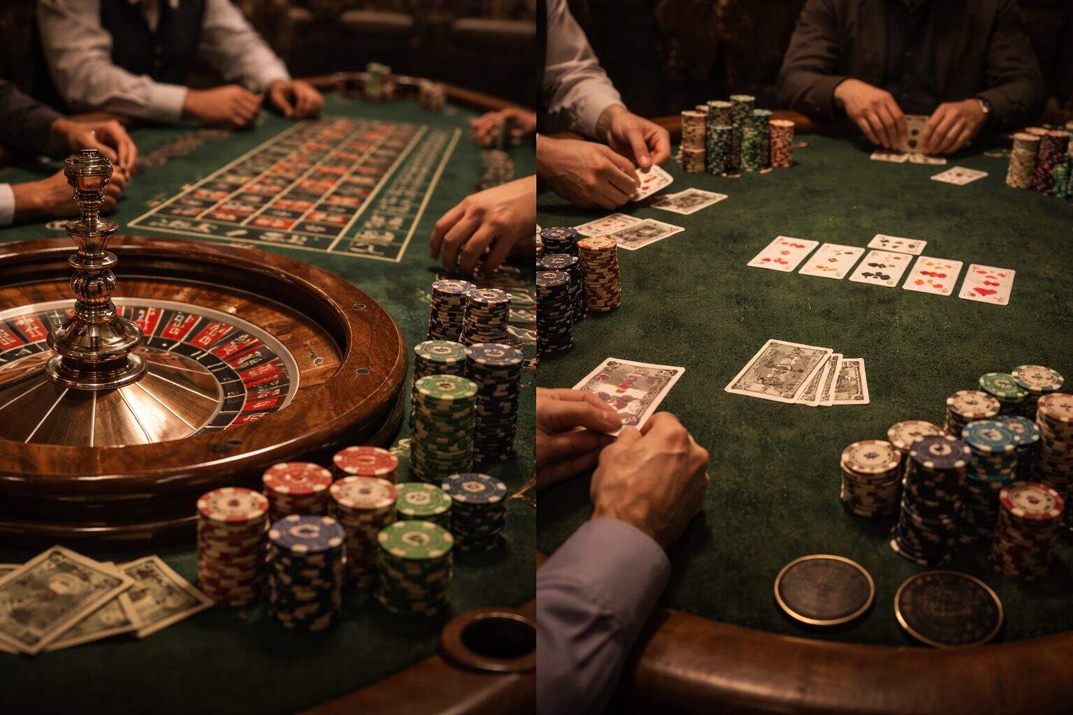 Juegos con reglas simples vs reglas complejas en casino